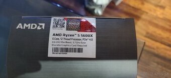 Predám procesor AMD AM4 Ryzen 5 5600x BOX