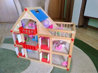 Drevenný domček pre bábiky Play Tive Junior