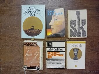 Knihy o starom Egypte a staroveku a povesti o hradoch
