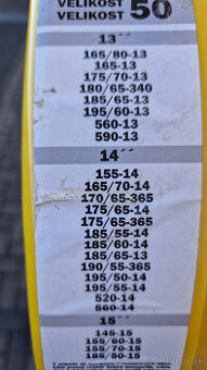 Predám snehové reťaze veľkosť cca R13, R14, R15