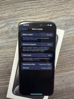 Predam Apple iPhone 15 Pro Max 256GB Black Titanium