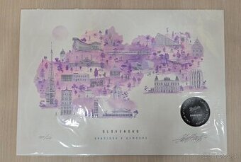 Limitovany print Slovensko od Bratiska