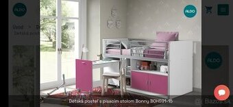 Predám Detská posteľ s písacím stolom Bonny BO