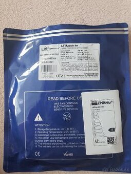 Led pásik 24v 15W/m COB Tepla biela (5m).
