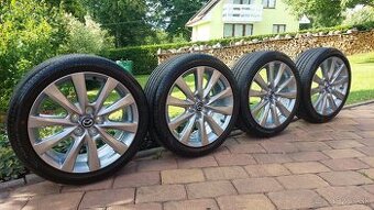 Letní sada Alu kol R18 Mazda 3 215/45 s novými pneu