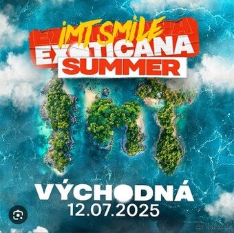 Predám lístky na Imt Smile - východná 12.7.2025