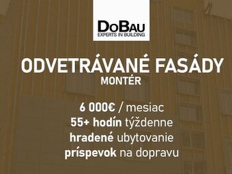 Odvetrané fasády montér - NEMECKO