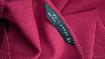 ZARA puzdrové burgundy šaty