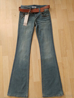 Elasticke BOOT-CUT rifle zn. Promod, NOVE, vratane opasku