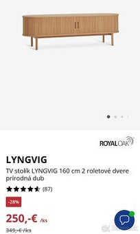 Komoda/ TV Stolík Jysk (lingvig 160cm)