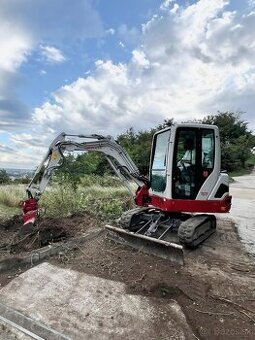 Výkopové, zemné a búracie prace s minibagrom