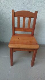 Drevená stolička pre deti - 1