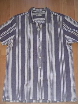 Pánska kvalitná ľanová košeľa L