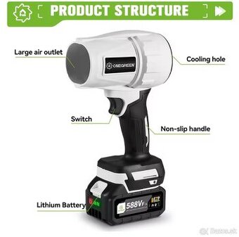 Onegreen turbo blower jet / ručný fukar - 1