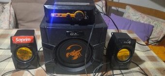 Soobofer repraciky a zosilovač značky GX