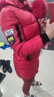 Červená dámska bunda S