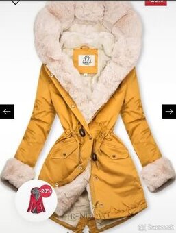 Dámska štýlová zimná bunda.