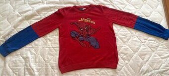 Pulóver Spiderman, veľ. na 8-9 rokov, 128-134 cm