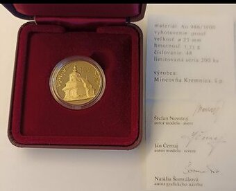 Zlaté medaily  " Drevené kostoly "