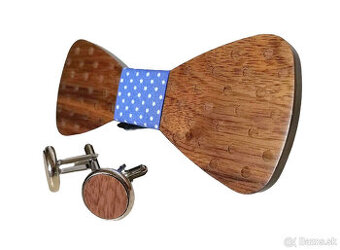 Párty drevený motýlik - sada