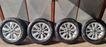 Predám originálne disky VW r15 5x112 /195/65 Continental