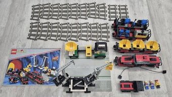 LEGO 4565 9V VLak - Train Freight and Crane Railway