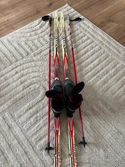 Bežky 198cm + palice + topanky