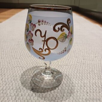 Jubilejný pohár na stopke "70"