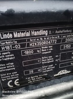 Predám Linde H 18