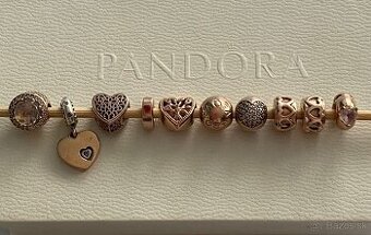 Pandora Rosegold koralky