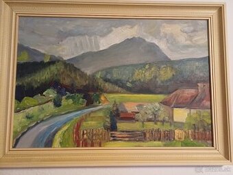 Obraz olejmalba krajinka