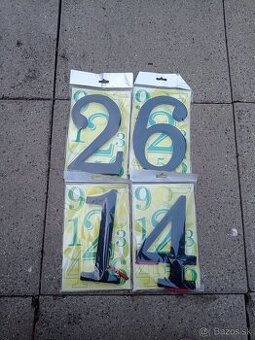 čísla na dom, garáž