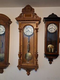 Predám funkčné starožitné nástenné hodiny regulátor Altdeuts