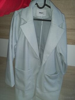 Bledomodry kabát only L/XL