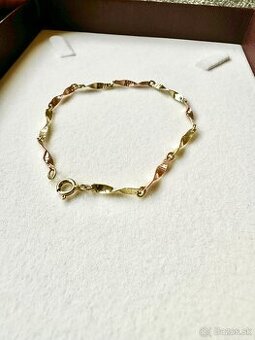 dámsky náramok zo zlata 14 karát