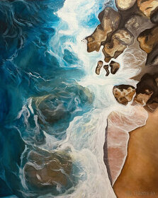 Oceán, maľba 80x100 cm