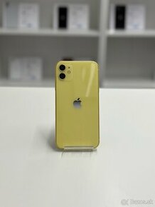 ZÁRUKA 2 ROKY / Apple iPhone 11 128GB Yellow / 100% ZDRAVIE