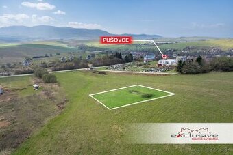 POZEMOK-1057m2,PUŠOVCE-PREŠOV,OBECNÁ CESTA A IS V PRÍPRAVE