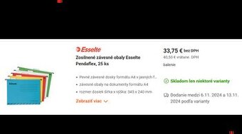 Závesné zakladače do kartoték