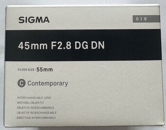 SIGMA 45mm f/2.8 DG DN Contemporary L-mount