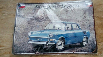 Predam plechovu tabulku SKODA 1000MB