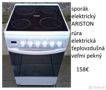 predám sporák aj s káblom rovno do zásuvky 230V