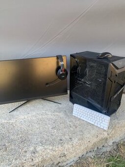 Kompletný herný set – RTX 2060 + 2 monitory + HyperX slúchad