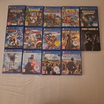 Predám hry na PS4