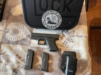 Predám Glock 43 (ako nový bez známok používania )
