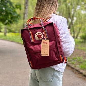 Fjallraven kanken objem 16 L nový bordovej farby nový