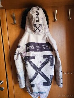 OFF White vetrovka zimná