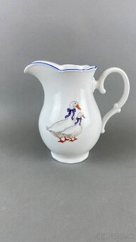 Kanvička husi, porcelán Moritz Zdekauer,