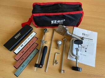 Ručná profi brúsna sada na nože + 4 brúsne kamene