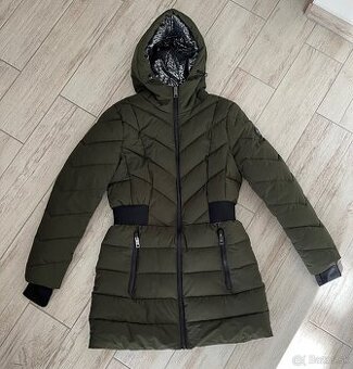 Dámska zimná bunda Michael Kors, farba tmavozelená,veľkosť S